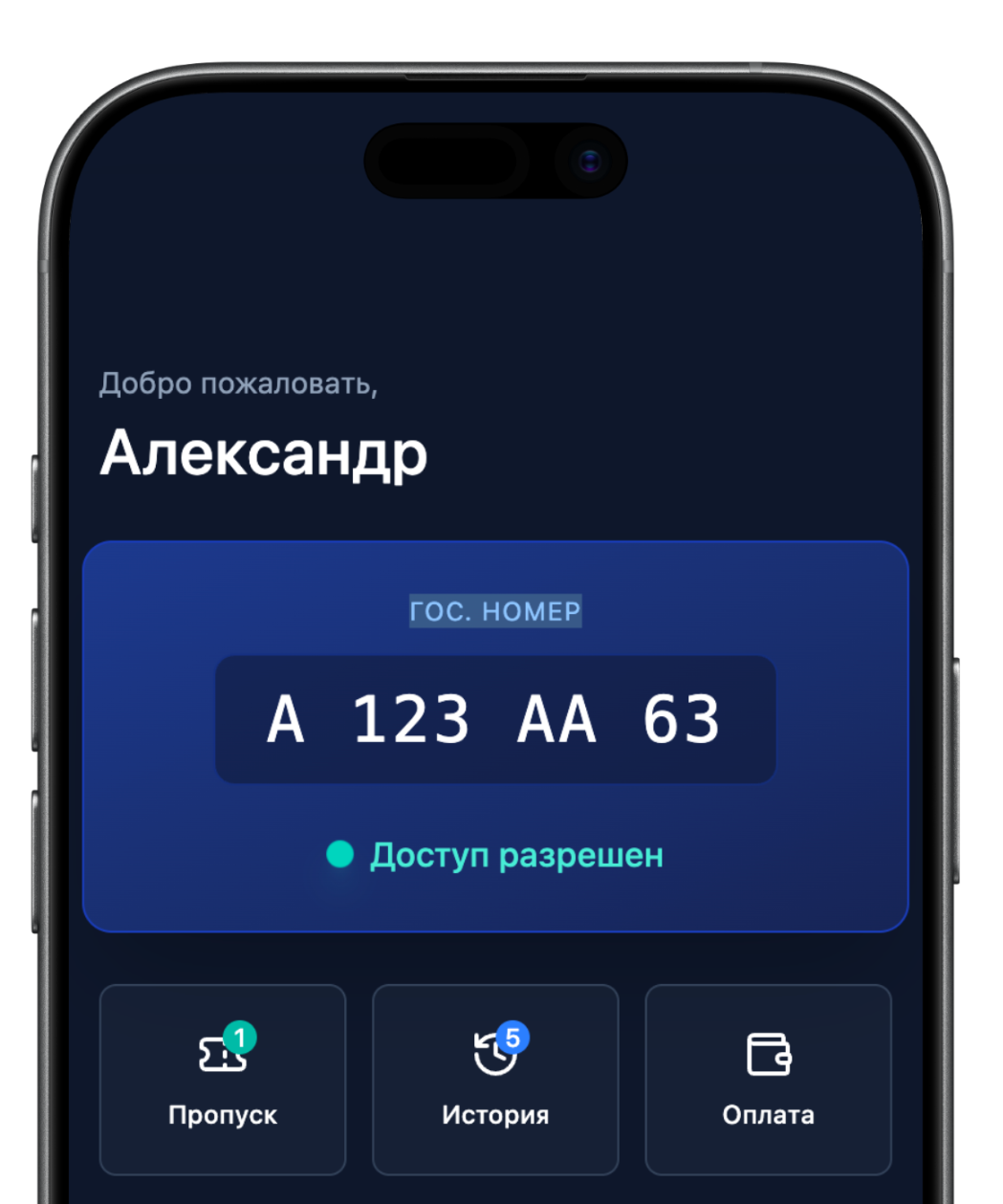 Приложение парковки